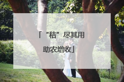 “秸”尽其用 助农增收