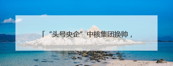 “头号央企”中核集团换帅，原总经理申彦锋升任董事长