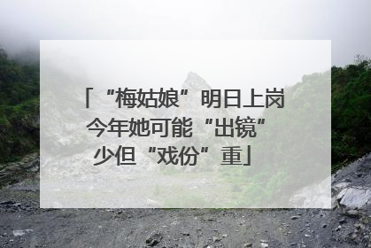 “梅姑娘”明日上岗 今年她可能“出镜”少但“戏份”重