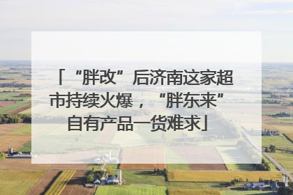 “胖改”后济南这家超市持续火爆，“胖东来”自有产品一货难求