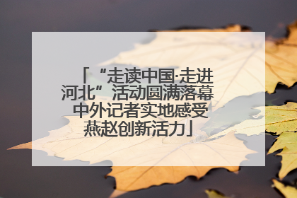 “走读中国·走进河北”活动圆满落幕 中外记者实地感受燕赵创新活力