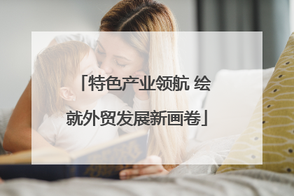 特色产业领航 绘就外贸发展新画卷