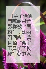 章子怡晒与陈丽君合影称被“圈粉”，陈丽君回应，曾因说“贾宝玉是长子长孙”惹争议