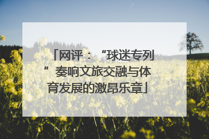 网评：“球迷专列”奏响文旅交融与体育发展的激昂乐章