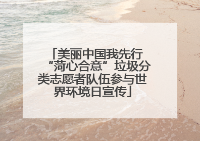 美丽中国我先行 “菏心合意”垃圾分类志愿者队伍参与世界环境日宣传