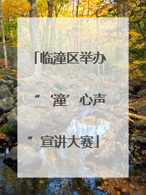 临潼区举办“‘潼’心声”宣讲大赛