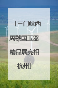 三门峡西周虢国玉器精品展亮相杭州