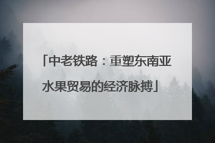 中老铁路：重塑东南亚水果贸易的经济脉搏