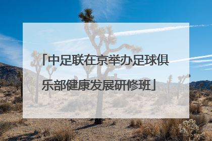 中足联在京举办足球俱乐部健康发展研修班