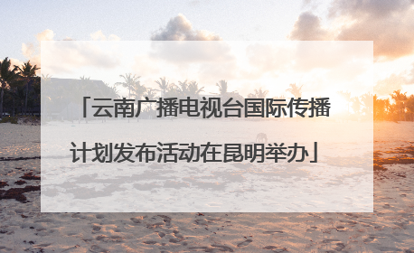 云南广播电视台国际传播计划发布活动在昆明举办