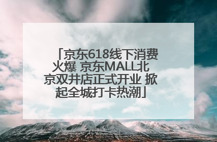 京东618线下消费火爆 京东MALL北京双井店正式开业 掀起全城打卡热潮
