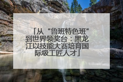 从“鲁班特色班”到世界领奖台：黑龙江以技能大赛培育国际级工匠人才
