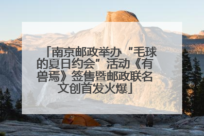 南京邮政举办“毛球的夏日约会”活动《有兽焉》签售暨邮政联名文创首发火爆