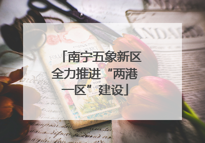 南宁五象新区全力推进“两港一区”建设
