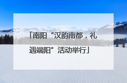 南阳“汉韵南都，礼遇端阳”活动举行