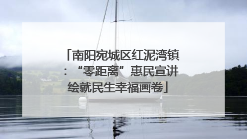 南阳宛城区红泥湾镇：“零距离”惠民宣讲 绘就民生幸福画卷