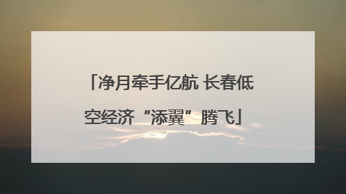 净月牵手亿航 长春低空经济“添翼”腾飞
