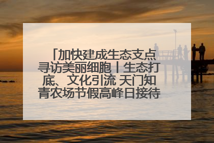 加快建成生态支点 寻访美丽细胞丨生态打底、文化引流 天门知青农场节假高峰日接待游客2万人次