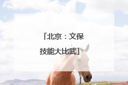 北京：文保技能大比武