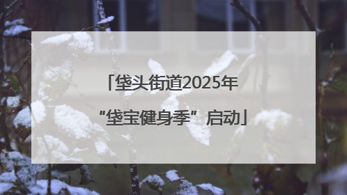 垡头街道2025年“垡宝健身季”启动