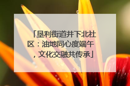 垦利街道井下北社区：油地同心度端午，文化交融共传承