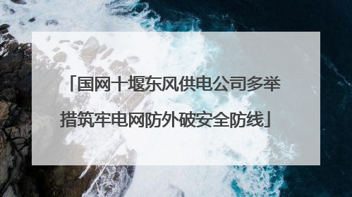 国网十堰东风供电公司多举措筑牢电网防外破安全防线