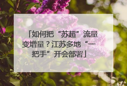 如何把“苏超”流量变增量？江苏多地“一把手”开会部署