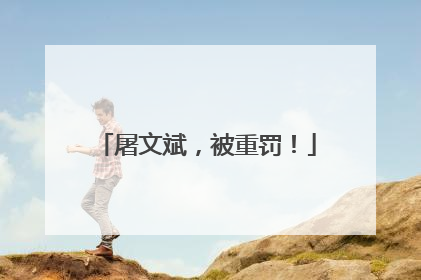 屠文斌，被重罚！