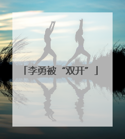 李勇被“双开”
