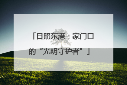 日照东港：家门口的“光明守护者”