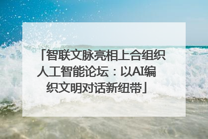 智联文脉亮相上合组织人工智能论坛：以AI编织文明对话新纽带