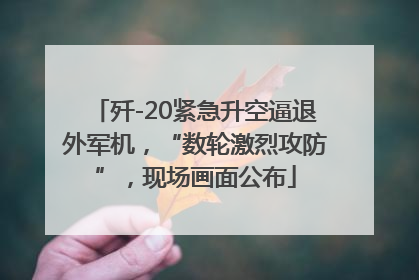 歼-20紧急升空逼退外军机，“数轮激烈攻防”，现场画面公布