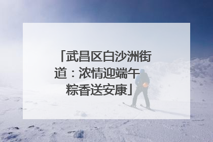 武昌区白沙洲街道：浓情迎端午 粽香送安康