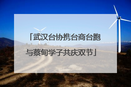 武汉台协携台商台胞与蔡甸学子共庆双节