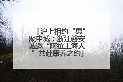 沪上相约“惠”聚申城：浙江磐安诚邀“阿拉上海人”共赴康养之约
