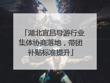 湖北宜昌导游行业集体协商落地，带团补贴标准提升