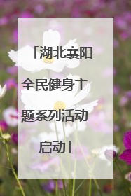 湖北襄阳全民健身主题系列活动启动