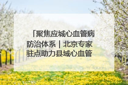 聚焦应城心血管病防治体系｜北京专家驻点助力县域心血管诊疗技术突破