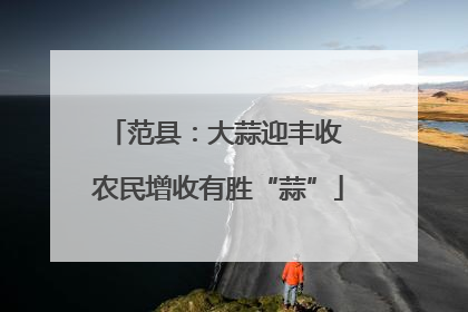 范县：大蒜迎丰收 农民增收有胜“蒜”