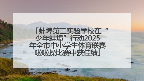 蚌埠第三实验学校在“少年蚌埠”行动2025年全市中小学生体育联赛啦啦操比赛中获佳绩