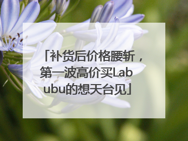 补货后价格腰斩，第一波高价买Labubu的想天台见