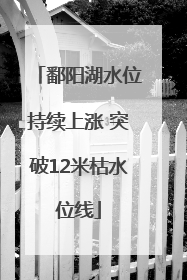 鄱阳湖水位持续上涨 突破12米枯水位线