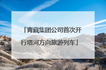 青藏集团公司首次开行塔河方向旅游列车