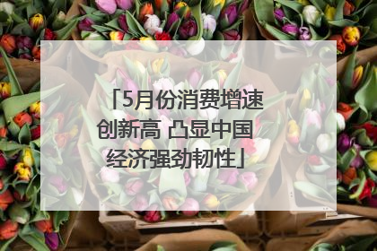5月份消费增速创新高 凸显中国经济强劲韧性