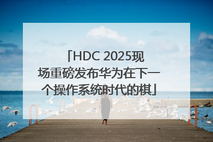 HDC 2025现场重磅发布华为在下一个操作系统时代的棋